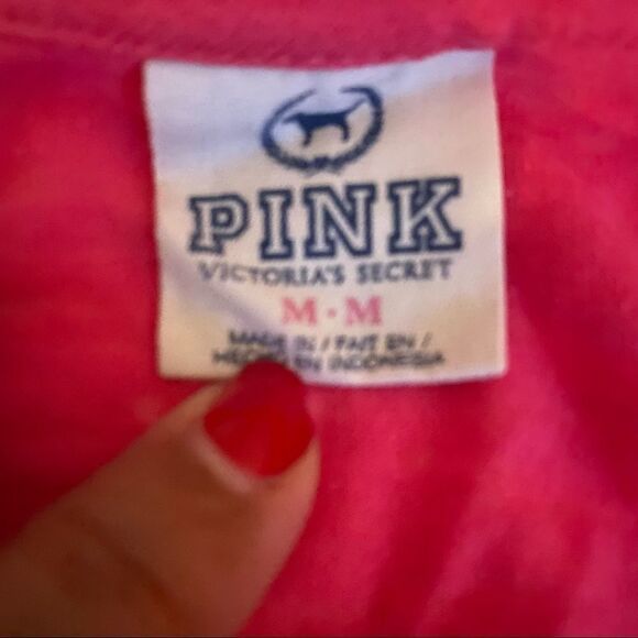 Pink Victoria Secret Pink Tee Shirt Sz M - Picture 2 of 7